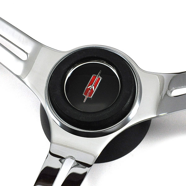 1968 Oldsmobile Full Size AFTERMARKET STEERING WHEEL KIT (DARK BLACK WOOD WHEEL WITH CHROME SPOKES, 14 | ST2000T