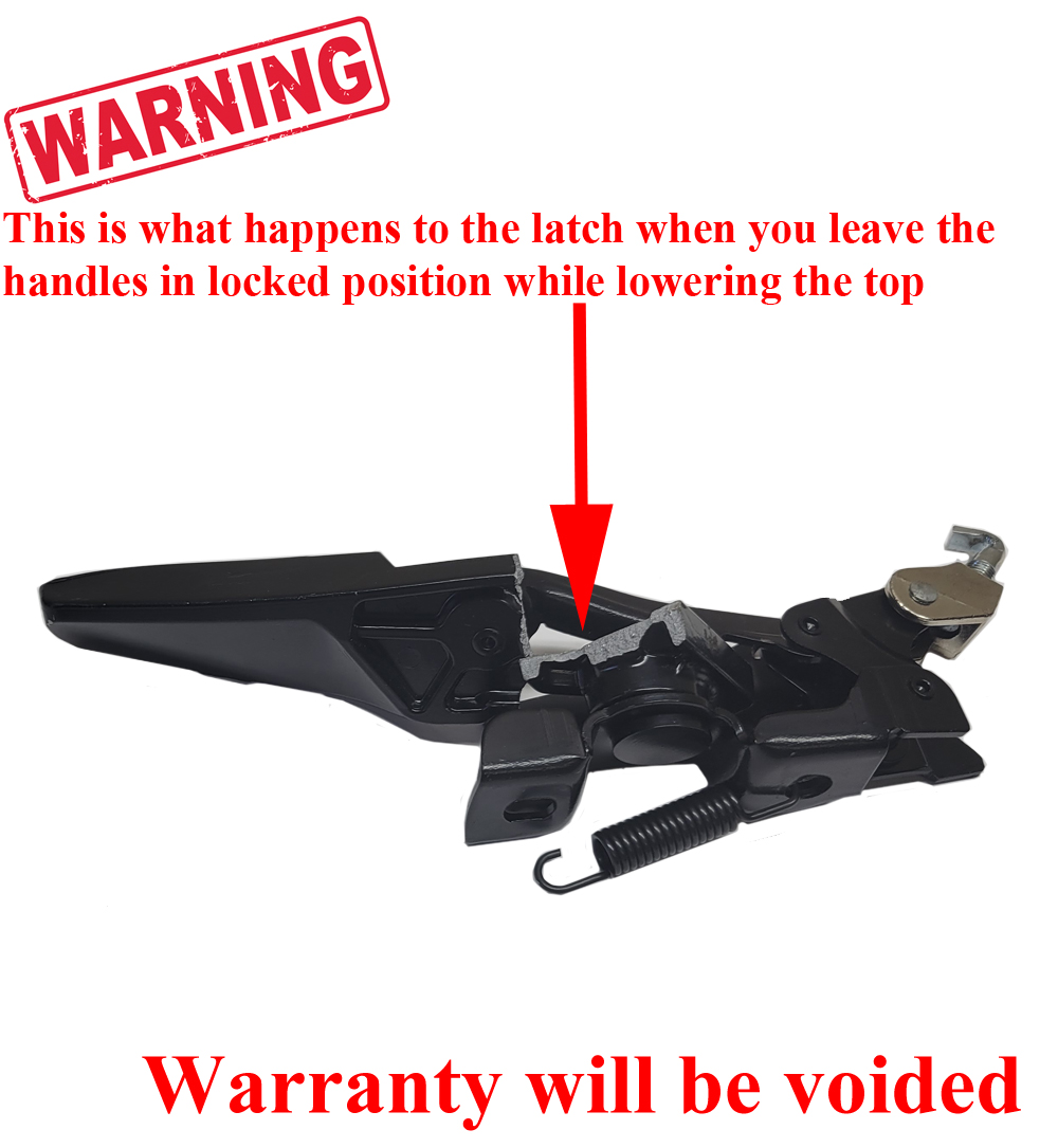 1971 Buick Full Size & Riviera CONVERTIBLE TOP LATCH ASSEMBLY GM 9623939 - LH | 9623939