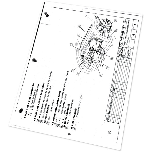 1977 Chevrolet Corvette FACTORY ASSEMBLY MANUAL | BK1106O