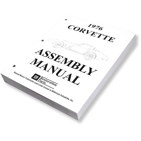 1976 Chevrolet Corvette FACTORY ASSEMBLY MANUAL | BK1107O