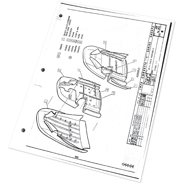 1975 Chevrolet Corvette FACTORY ASSEMBLY MANUAL | BK1108O
