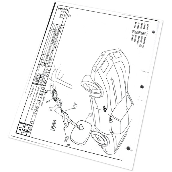 1975 Chevrolet Corvette FACTORY ASSEMBLY MANUAL | BK1108O
