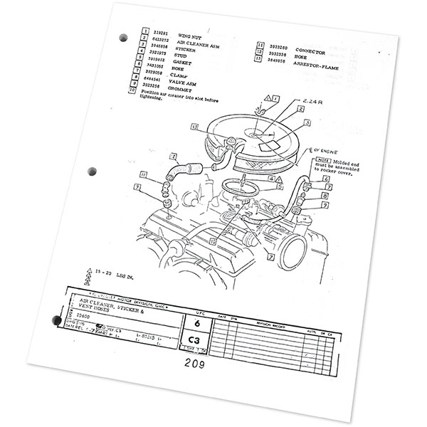 1969 Chevrolet Corvette FACTORY ASSEMBLY MANUAL | BK1114O