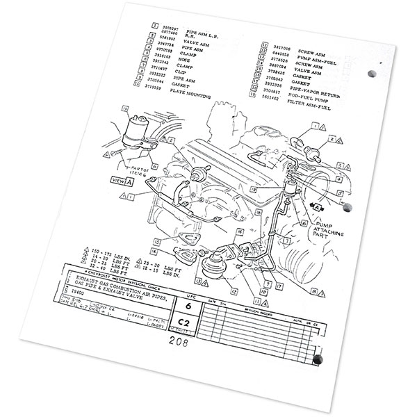 1969 Chevrolet Corvette FACTORY ASSEMBLY MANUAL | BK1114O