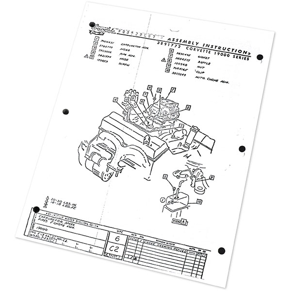 1967 Chevrolet Corvette FACTORY ASSEMBLY MANUAL | BK1116O