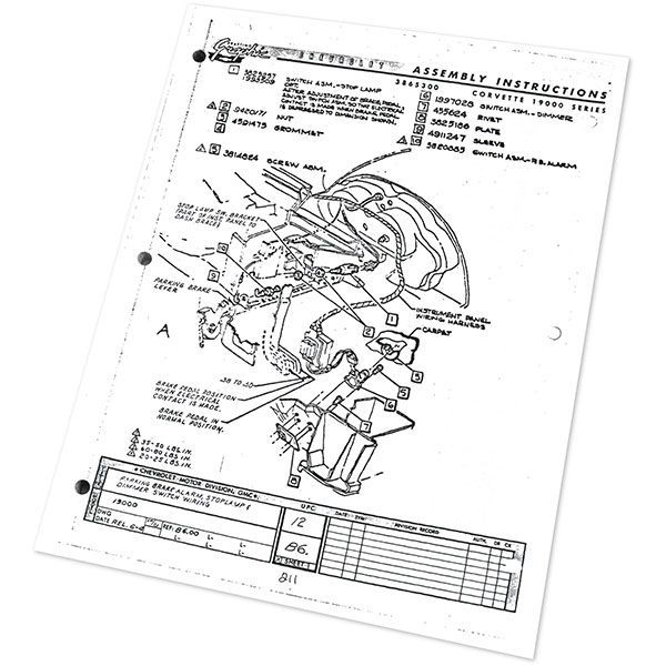 1965 Chevrolet Corvette FACTORY ASSEMBLY MANUAL | BK1118O