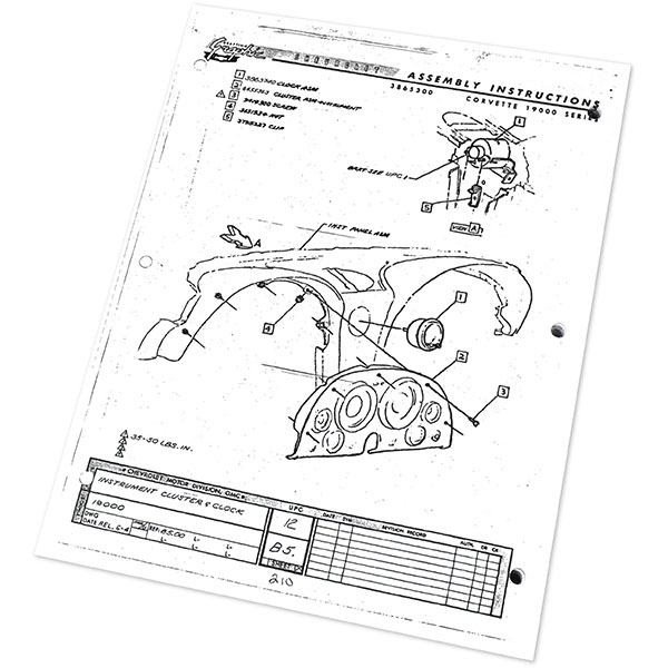 1965 Chevrolet Corvette FACTORY ASSEMBLY MANUAL | BK1118O