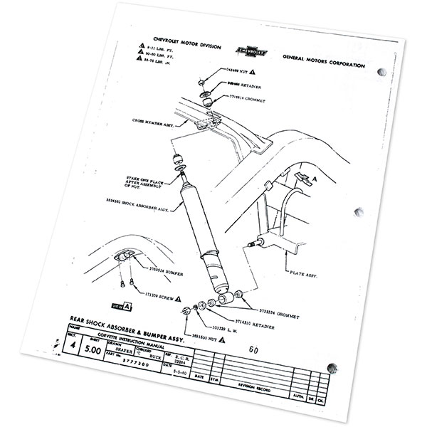 1961 Chevrolet Corvette FACTORY ASSEMBLY MANUAL | BK1122O