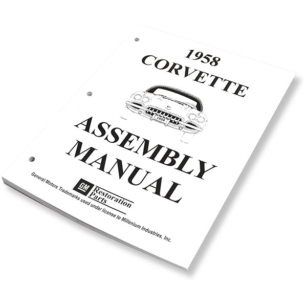 1958 Chevrolet Corvette FACTORY ASSEMBLY MANUAL | BK1125O