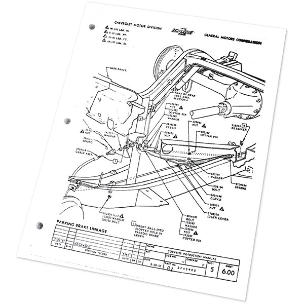 1958 Chevrolet Corvette FACTORY ASSEMBLY MANUAL | BK1125O