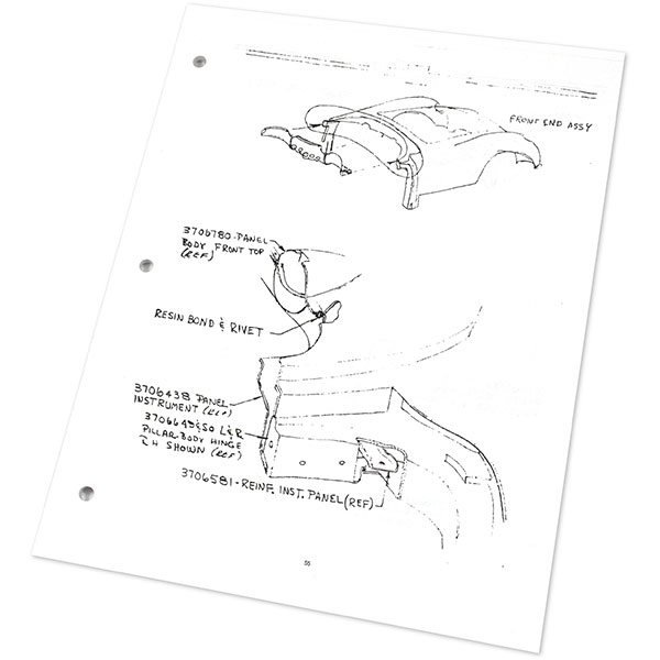 1953 Chevrolet Corvette FACTORY ASSEMBLY MANUAL | BK1127O