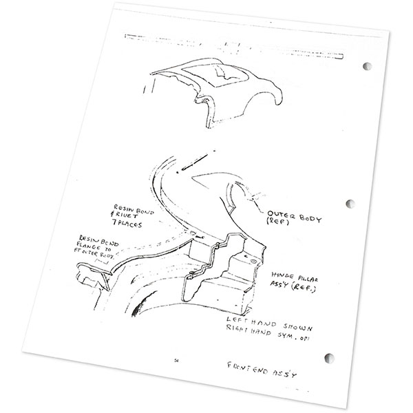 1953 Chevrolet Corvette FACTORY ASSEMBLY MANUAL | BK1127O