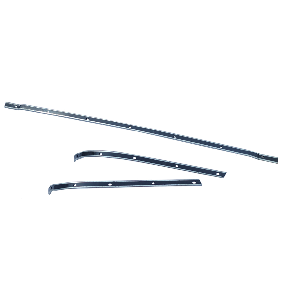 1969 Oldsmobile Cutlass/442/F85 CONVERTIBLE TACK STRIP BAR (3 PIECES - FITS SOME 1970 - MOUNTS IN TRUNK WELL, CONVERTIBLE TOP STAPLES TO IT) | CV1800Z