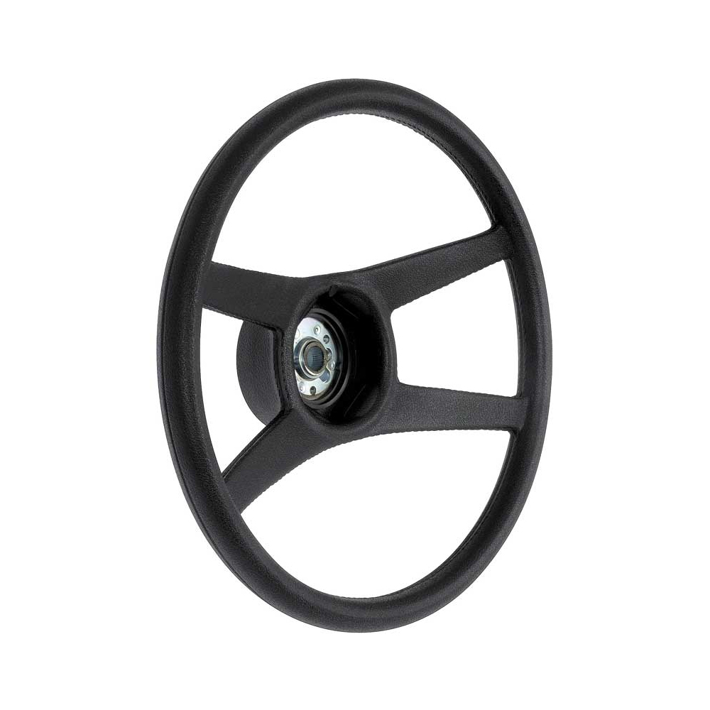 1973 Chevrolet Chevelle/Malibu STEERING WHEEL 4 SPOKE WITH SOFT BLACK PADDING NK-4 SPORT OPTION GM 458998 / 9752585 - EACH | ST7182Z