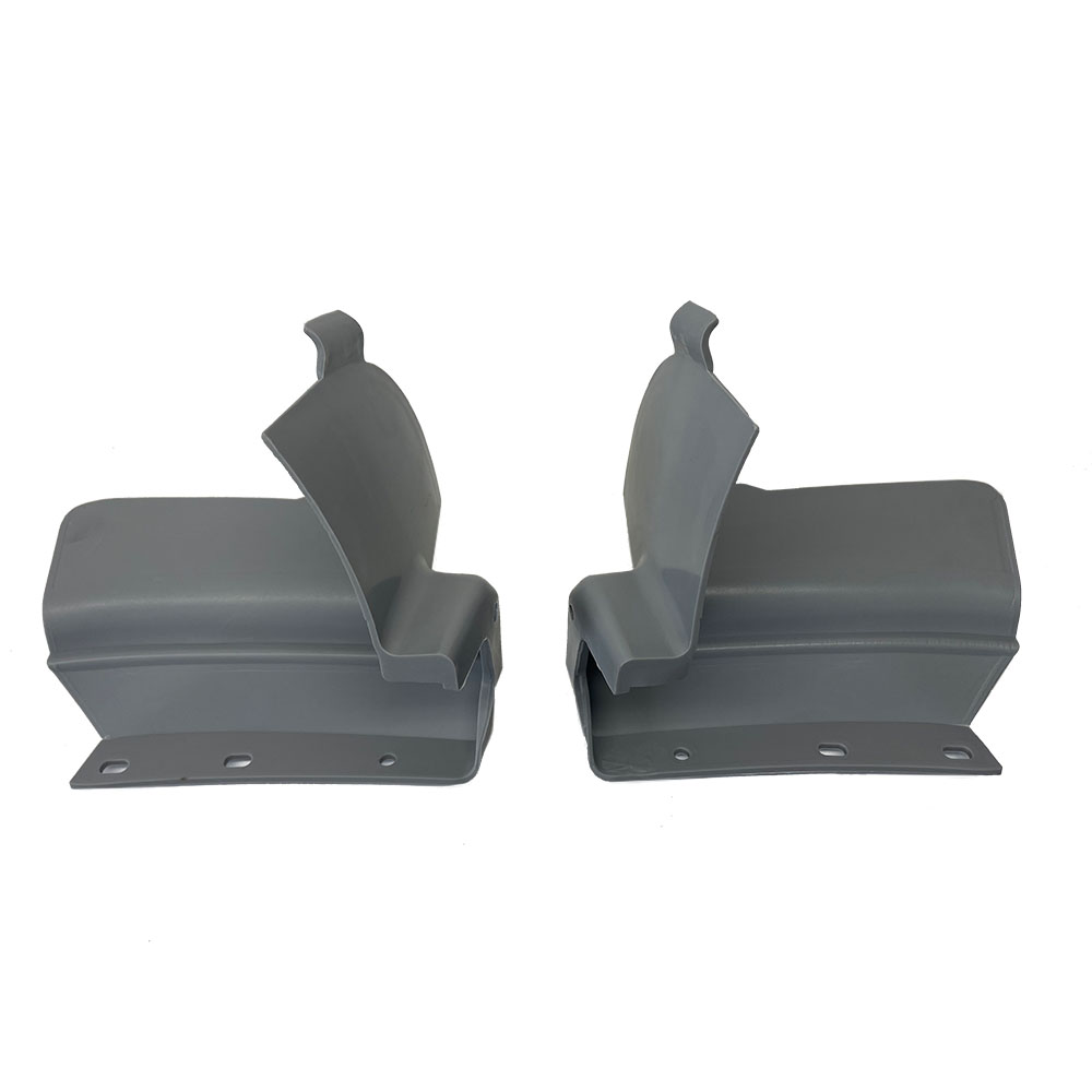 1977 Chevrolet Chevelle/Malibu FRONT FENDER TO BUMPER FILLER PANEL GM 377027 / 377028 - PAIR (LH & RH) OEM RUBBER | BP1072V