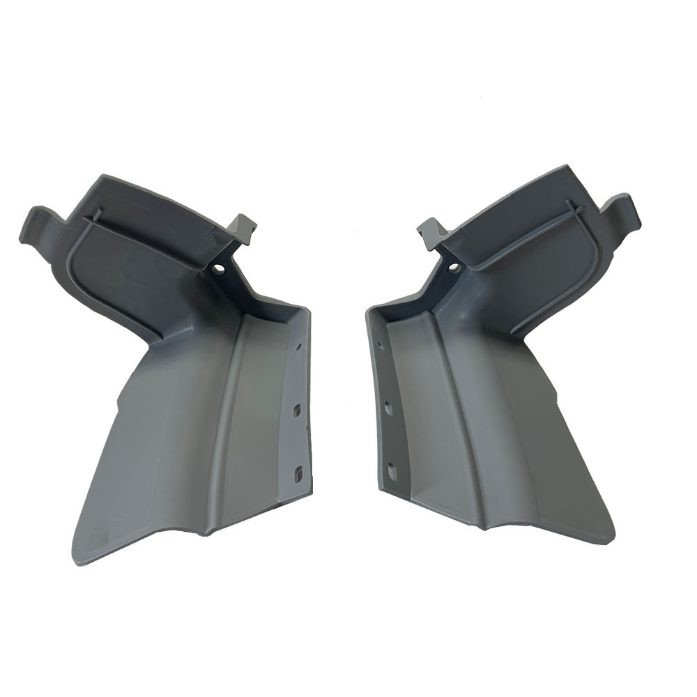 1976 Chevrolet El Camino FRONT FENDER TO BUMPER FILLER PANEL GM 377027 / 377028 - PAIR (LH & RH) OEM RUBBER | BP1072V