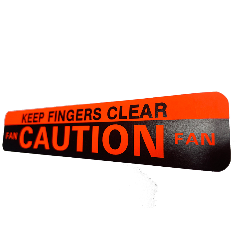 1969 Chevrolet Nova/Chevy II “CAUTION FAN” FAN SHROUD DECAL | DC2323Z