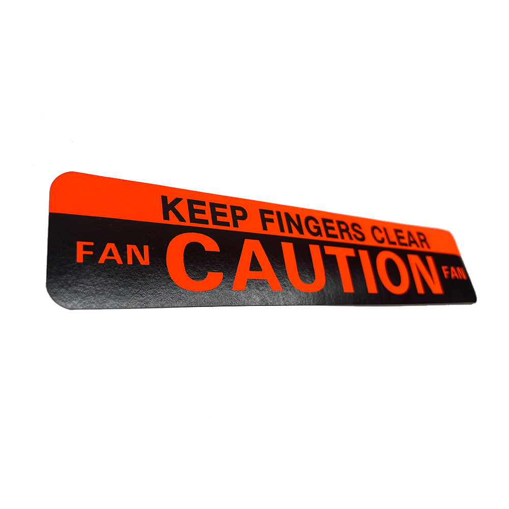 1967 Pontiac GTO/LeMans/Tempest “CAUTION FAN” FAN SHROUD DECAL | DC2323Z