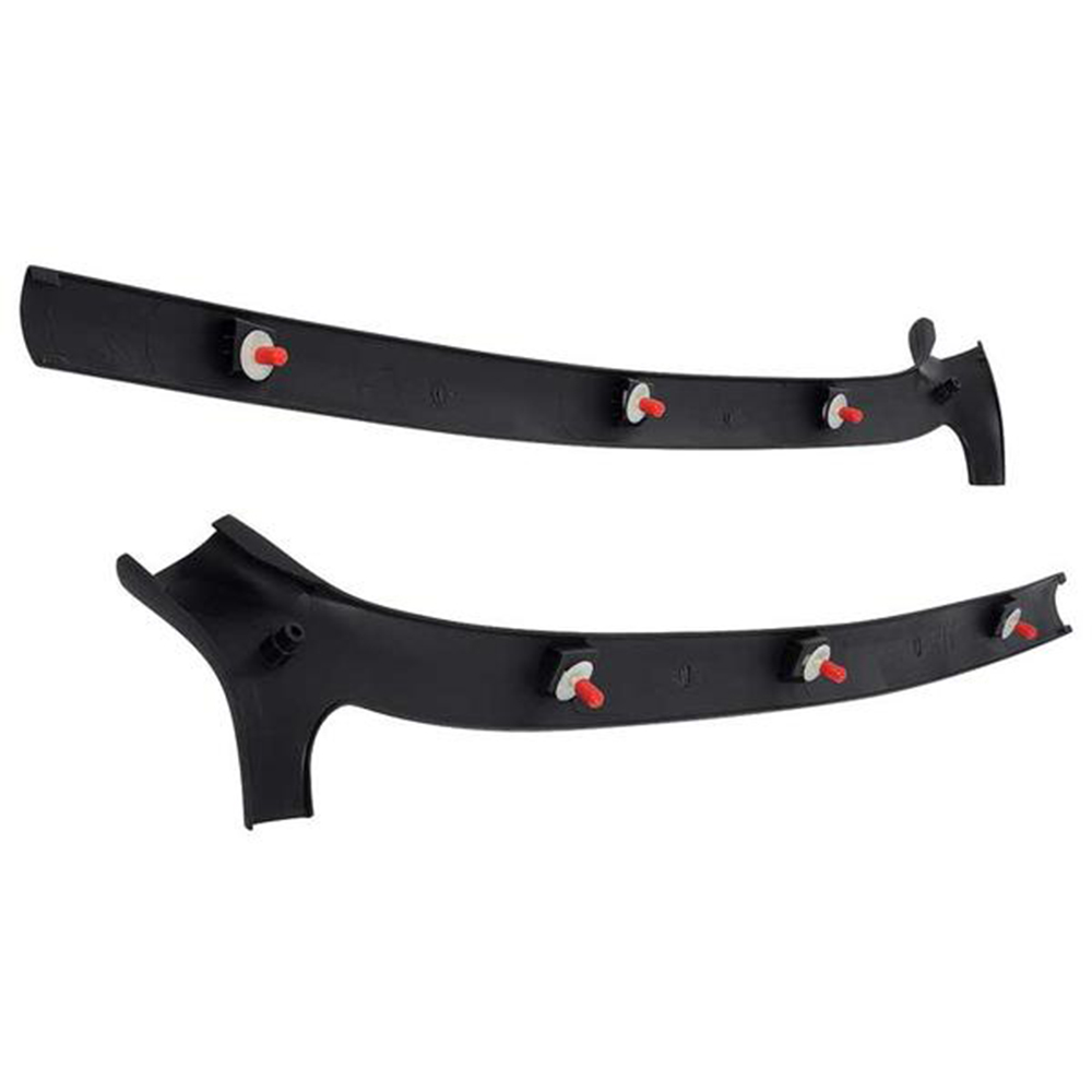 1980 Chevrolet Camaro SIDE HEADLINER PLASTIC TRIM MOLDING, GM 9666424 / 9666423 – PAIR | IN10154F