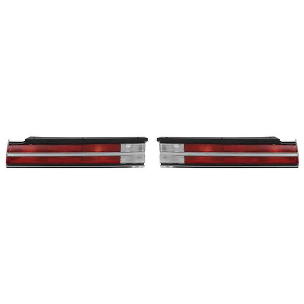 1986 Buick Skylark/GS/Regal/GN TAIL LAMP LENS, HOUSING AND CHROME BEZEL SET - 8 PC SET | XL10023S