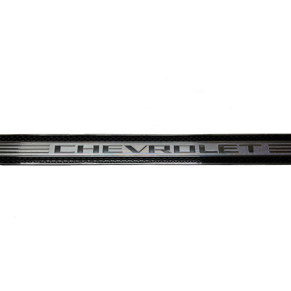 2013 Chevrolet Camaro FRONT DOOR SILL SLUFF PLATE DECAL WITH CHEVROLET SCRIPT LOGO GM 92212818 | 92212818