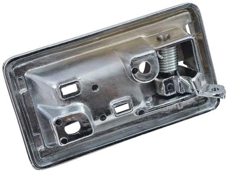 1970 Pontiac Full Size INNER DOOR HANDLE WITH SMALL BEZEL; DIECAST GM 9836343 – LH | 9836343