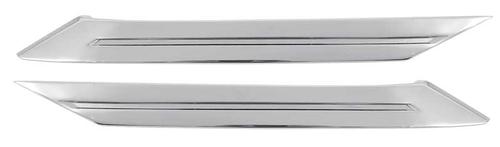 1967 Mopar Dodge/Chrysler/Plymouth OUTER SAIL PANEL MOLDINGS; 2-DOOR HARDTOP; STAINLESS STEEL GM 2584688 & 2584689 - PAIR | MB2252