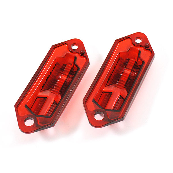1969 Oldsmobile Cutlass/442/F85 REAR SIDE MARKER LENSES ONLY (RED) - PAIR | XL4388T