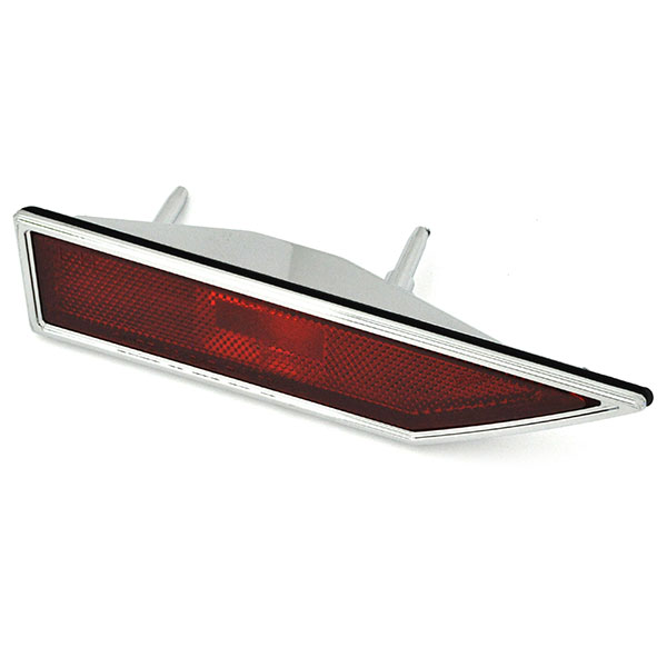 1972 Oldsmobile Cutlass/442/F85 REAR QUARTER PANEL SIDE MARKER LENS WITH BEZEL (RED) - LH | XL4394T