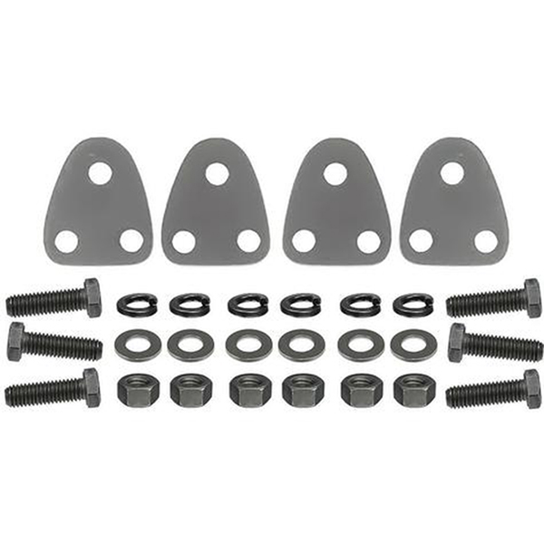 1965 Chevrolet Impala/Caprice/Bel Air FRONT BUMPER TO BUMPER END REINFORCEMENT PLATE AND HARDWARE SET | BP10032P