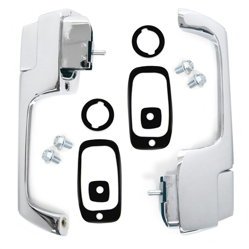 1971 GM Truck OUTSIDE DOOR HANDLE SET; WITH GASKETS & HARDWARE GM 3927895 / 3901463 | 20453
