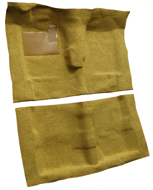 1971 Pontiac GTO/LeMans/Tempest PRESS MOLDED CARPET - 80/20 ORIGINAL LOOP BLEND WITH HEEL PAD, GROMMET AND JUTE BACKING FOR MANUAL TRANSMISSION HUMP | IN2849G