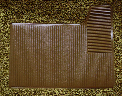 1971 Pontiac GTO/LeMans/Tempest PRESS MOLDED CARPET - 80/20 ORIGINAL LOOP BLEND WITH HEEL PAD, GROMMET AND JUTE BACKING FOR MANUAL TRANSMISSION HUMP | IN2849G