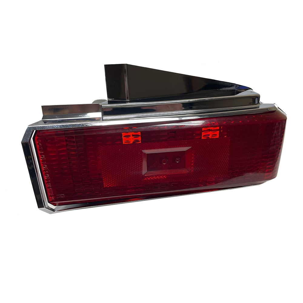 1988 Oldsmobile Cutlass/442/F85 TAIL LAMP ASSEMBLIES; WITHOUT EMBLEMS; WITH CHROME BEZEL; 2 DOOR (RWD) MODELS; LH & RH; PAIR | XL10008T