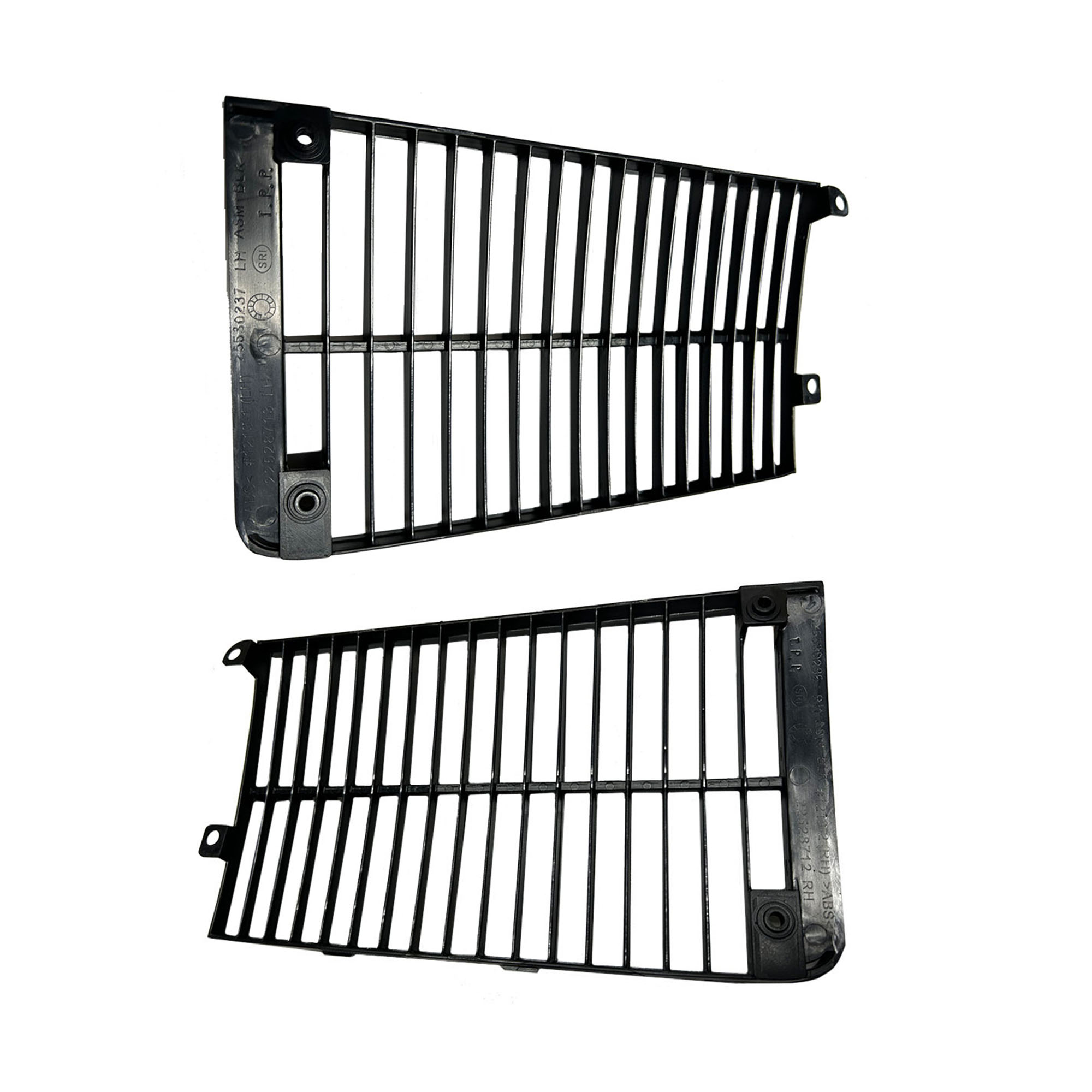 1987 Oldsmobile Cutlass/442/F85 FRONT GRILLES; 442/SALON; ALL BLACK; EURO NOSE; PAIR | GH10012T