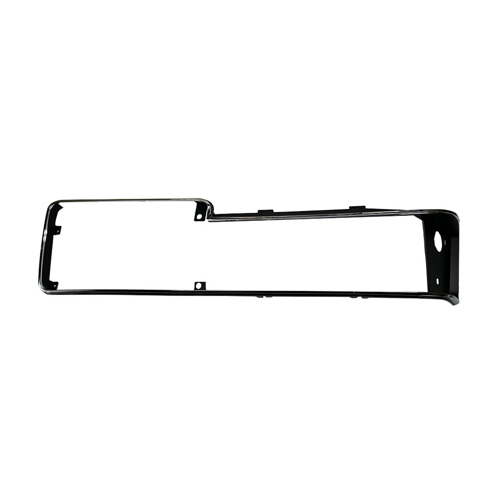 1988 Oldsmobile Cutlass/442/F85 FRONT HEADLIGHT BEZELS; CHROME AND BLACK; EURO NOSE; PAIR | GH10013T