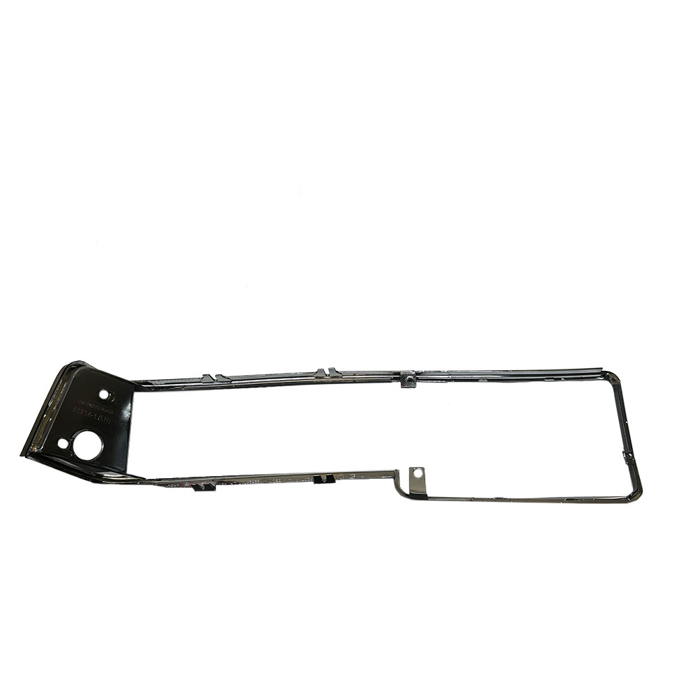 1988 Oldsmobile Cutlass/442/F85 FRONT HEADLIGHT BEZELS; CHROME AND BLACK; EURO NOSE; PAIR | GH10013T