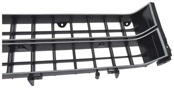 1974 Mopar Dodge/Chrysler/Plymouth FRONT GRILL; BLACK WITH SILVER ACCENTS (ROAD RUNNER, GTX, SATELLITE SEBRING PLUS) | 3672643