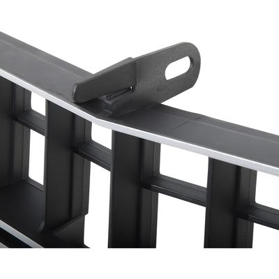 1974 Mopar Dodge/Chrysler/Plymouth FRONT GRILL; BLACK WITH SILVER ACCENTS (ROAD RUNNER, GTX, SATELLITE SEBRING PLUS) | 3672643