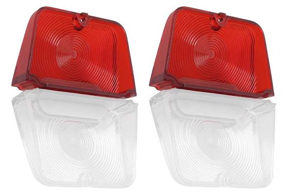1962 Chevrolet Nova/Chevy II TAIL LAMP LENSES; PAIR | 5953465B