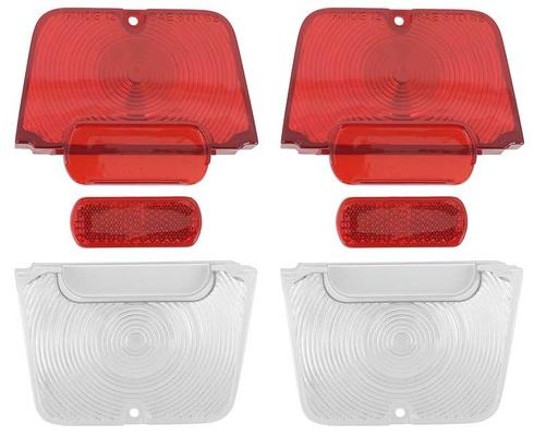 1962 Chevrolet Nova/Chevy II TAIL LAMP LENSES; PAIR | 5953465B