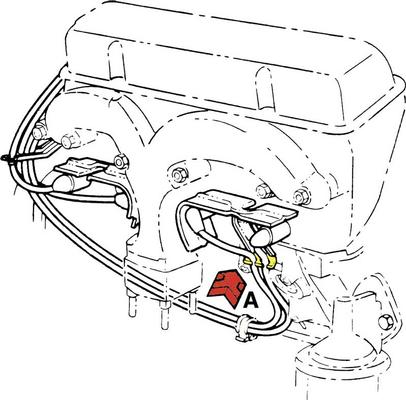 1968 Chevrolet Chevelle/Malibu SPARK PLUG WIRE RETAINER; SIDE MOUNT; SMALL BLOCK; 2 WIRE | 3744408