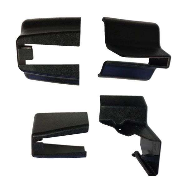 1980 Chevrolet El Camino BUCKET SEAT MANUAL SEAT TRACK PLASTIC COVER SET, PASSENGER SIDE - SET OF 4 | IN10210Z