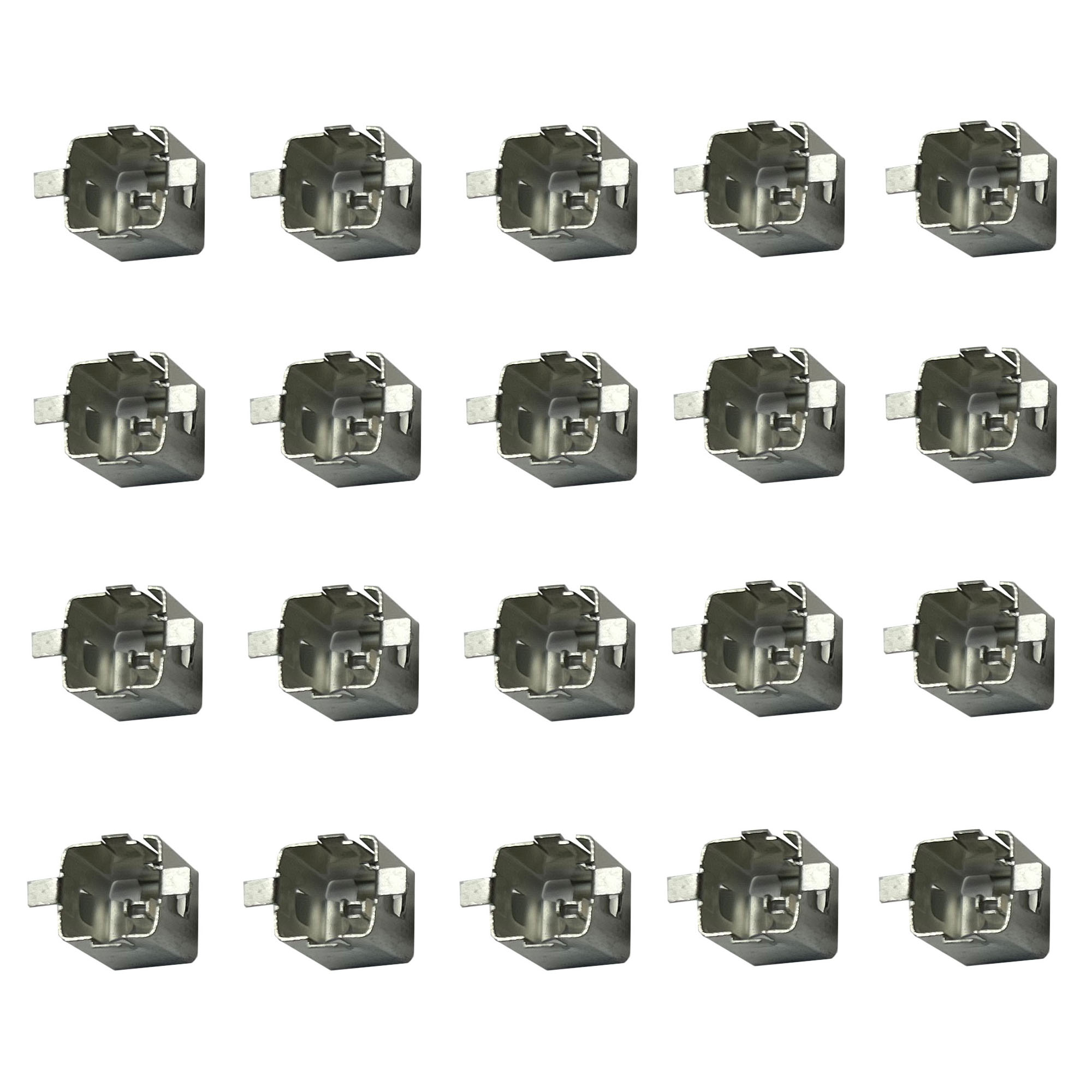 1972 Buick Skylark/GS/Regal/GN GAUGE CLUSTER PRINTED CIRCUIT BOARD RETAINER CLIPS; 20 PIECES IN ONE PACKAGE. | IN10224Z