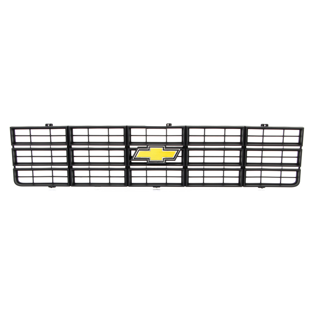 1977 GM Truck FRONT GRILLE OE STYLE W/ FOIL BOWTIE EMBLEM - BLACK NEW | GH10020K