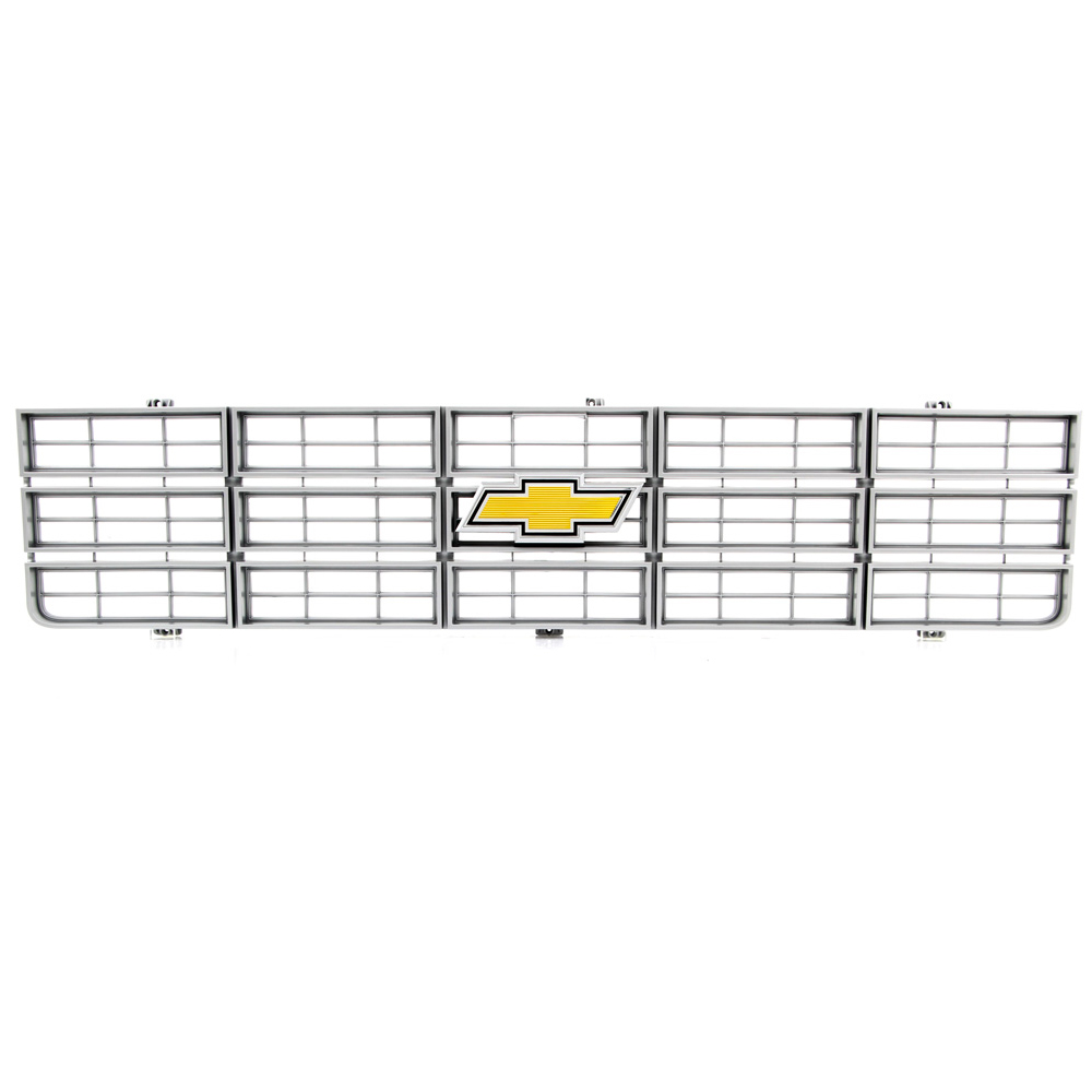 1977 GM Truck FRONT GRILLE OE STYLE W/ FOIL BOWTIE EMBLEM - ARGENT GRAY NEW | GH10021K