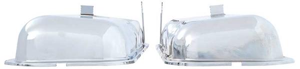 1966 Chevrolet Corvair VALVE COVERS; 396-454 BIG BLOCK; WITH BOOSTER NOTCH, WITHOUT BAFFLES; CHROME | EN10066Z