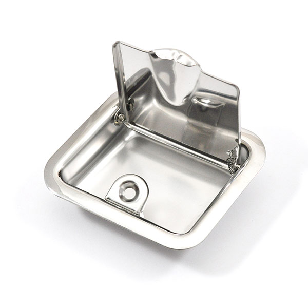 1966 Chevrolet Impala/Caprice/Bel Air REAR ASH TRAYS (HARD TOP & COUPE - MOUNT IN CHROME ARM REST BASES) - PR | IN1366Z