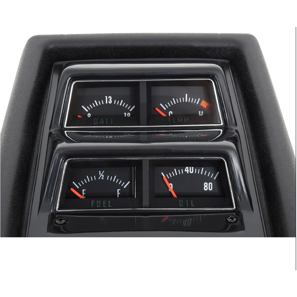 1972 Chevrolet Nova/Chevy II PRE-ASSEMBLED CONSOLE ASSEMBLY / KIT AUTOMATIC TRANSMISSION TURBO WITH CONSOLE GAUGES & VOLT GAUGE | CP10036N
