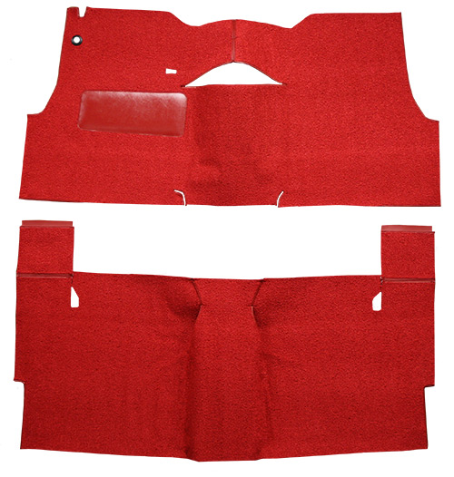 1955 Chevrolet Full Size up to 1957 LOOP CARPET SET CUT AND SEWN ACC 2 PIECES | IN10028L